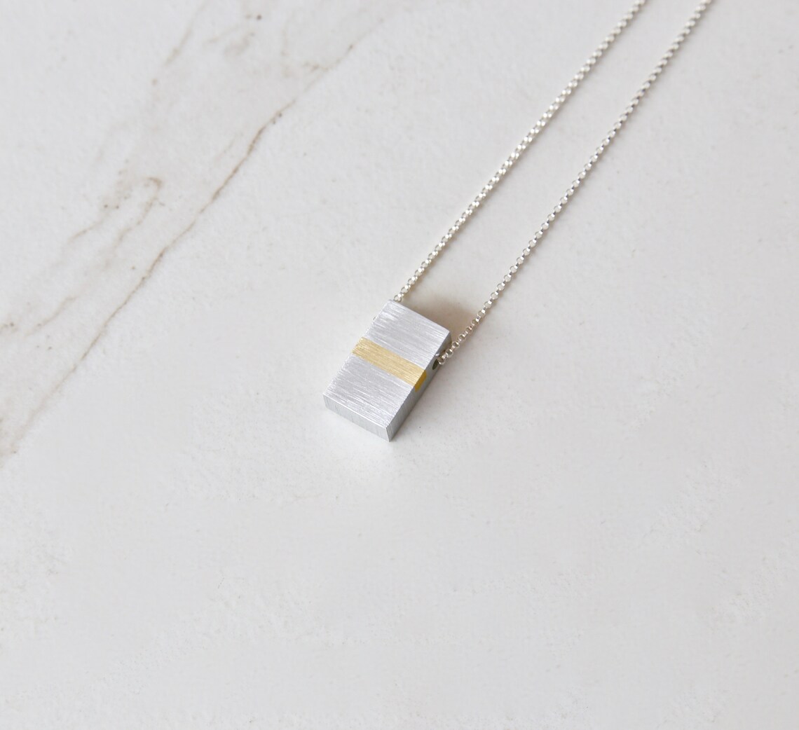 Aluminum Necklace Anniversary Jewelry Aluminum Jewelry Etsy