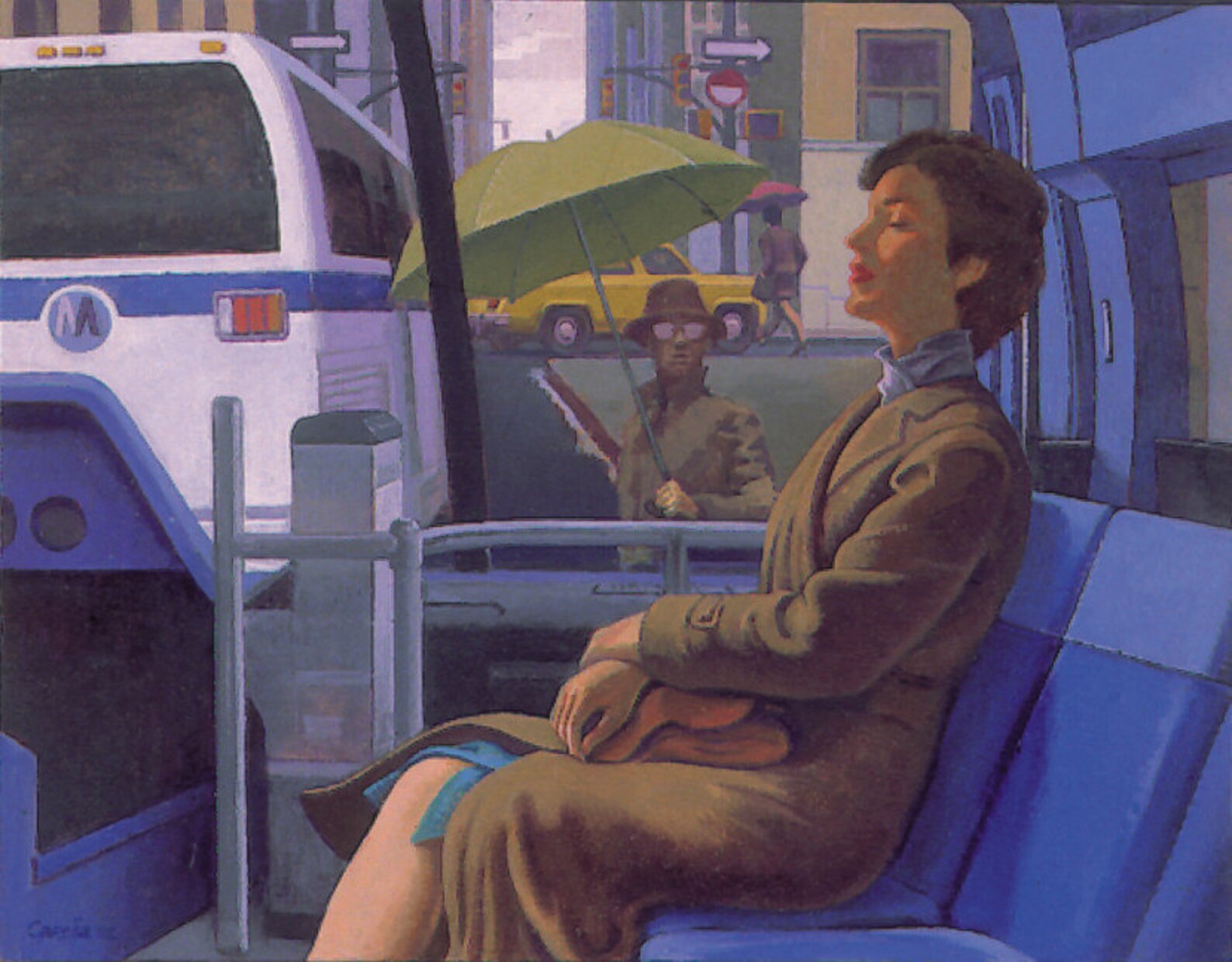 Картины в автобусе