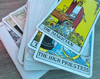 Classic RIDER WAITE SMITH Tarot Deck | 78 Card Divination Set | same day shipping