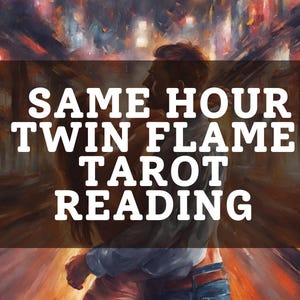 Lettura della connessione della fiamma gemella, controllo energetico + messaggi / nessun contatto / guida alla separazione