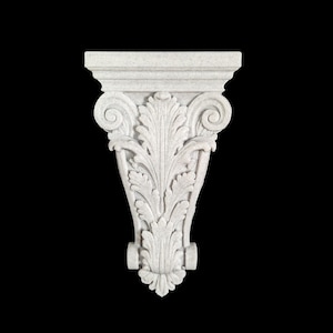 Acanthus Corbel Vägghylla Konsol - Marmor Stil Gotisk Arkitektonisk Inredning