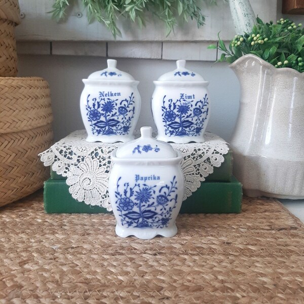 Vintage Spice Jars Etsy