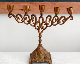 Vintage Brass Candelabra