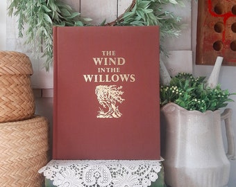 Vintage 1980 The Wind in the Willows Illustrated Hardcover Children's Book - Author Kenneth Grahame - Illustrator Michael Hague