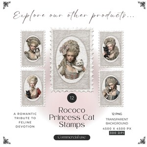 Craft Art Obsessed Rococo Ceramic Pendant Clipart – Victorian Lady Cameo PNG For Junk Journals & Scrapbooking image 13