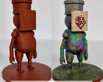 Expedition Gestral Figurine Blank 3D Print for DIY Painting