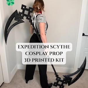 Expedition Scythe Cosplay Prop 3D-utskrivet kit – Battle Damaged