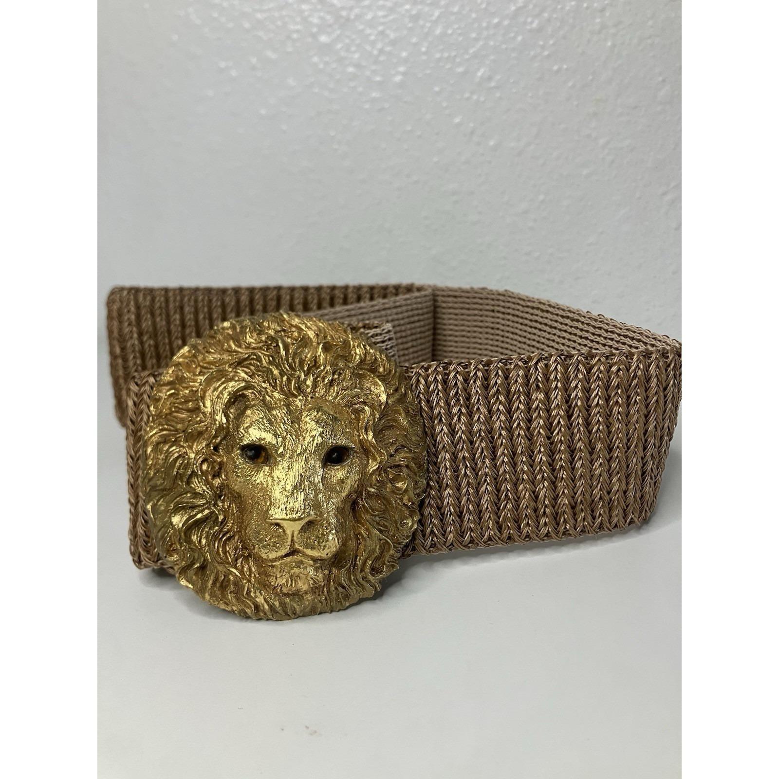 80s Lion Head Belt - Etsy display picture 2