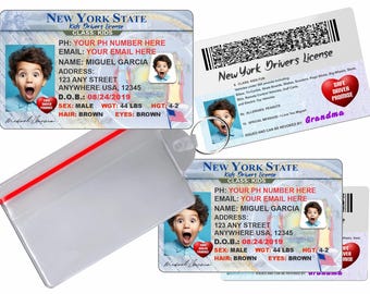 New York Kids Novelty Führerschein - Kinderausweis