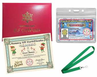 Elf Lizenz + Zertifikats-Set [individuell] Ihr Foto & Name zum Zertifikat und Personalausweis hinzugefügt