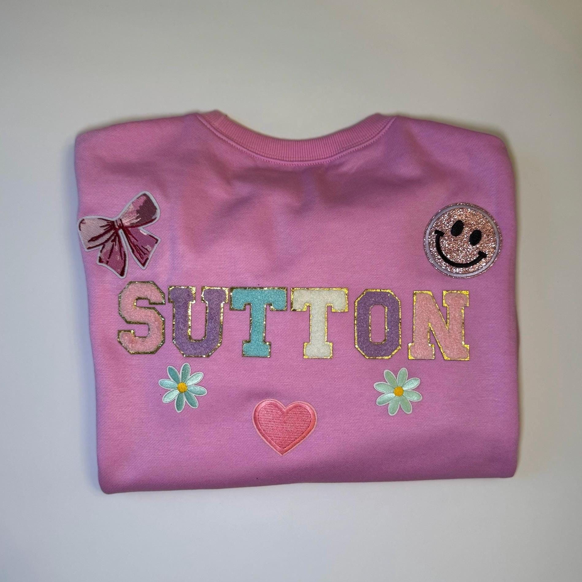 Personalized Patched Sweatshirts!