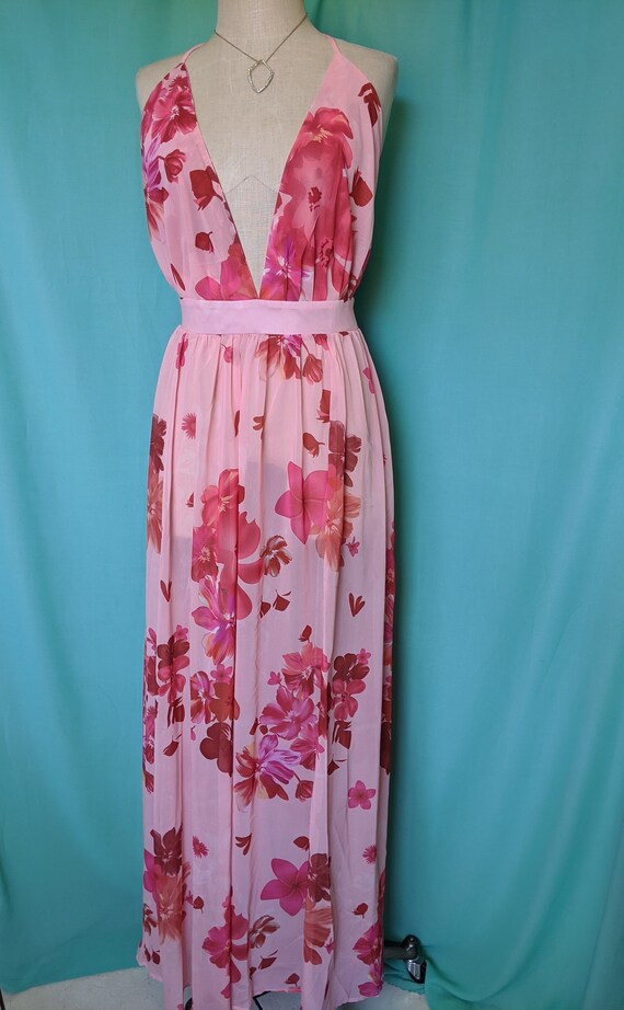 70s Floral Dress
