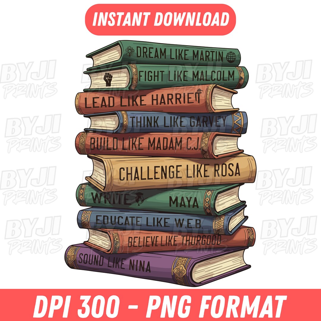 Black History Month PNG | African American BHM Sublimation Print File ...