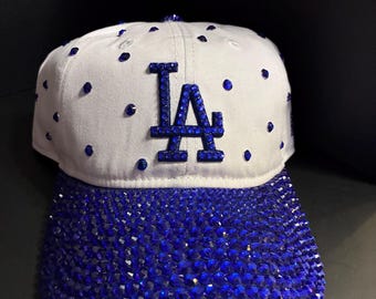 Rhinestone Dodgers Hat