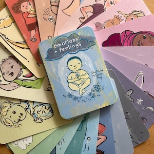 Tarjetas ilustradas "Emociones + Sentimientos"