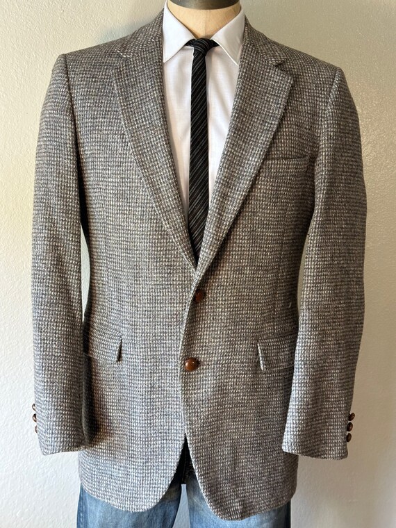 Costume 3 pièce Homme Tweed à Carreaux Style Vintage rétro British