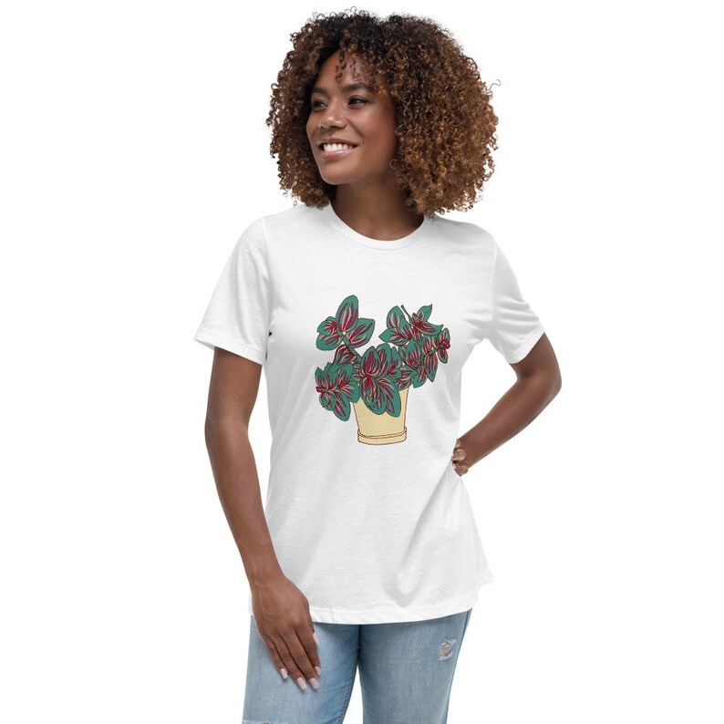 Plant Lover Tshirt Women/'s Plant T-Shirt House Plant Women/'s Relaxed T-Shirt