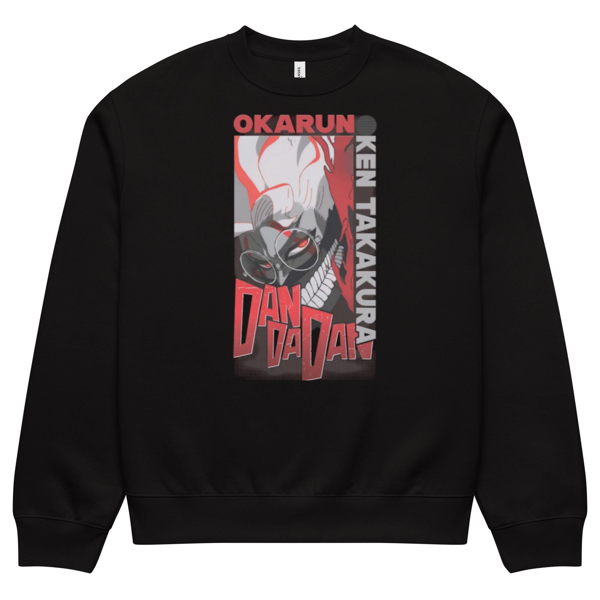 Vendax Dandadan Anime Eyes W Kaji Unisexe Sweat À Capuche Noir