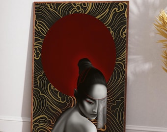Japanese Woman Portrait Print (Digital Download)