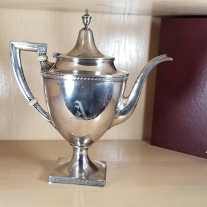 GORHAM TEAPOT-2 Pints-Sterling Silver-Vintage Tea-1925-Engraved