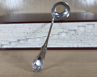 COFFEE SCOOP-SILVER-Vintage Coin-Breakfast-After Dinner-Antique