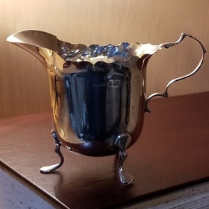 BRITISH Sterling Jug-England-Vintage Silver-1915-Antique F H ADAMS LTD-Gift for Wife or Mom-Perfect Home-Anniversary-Wedding
