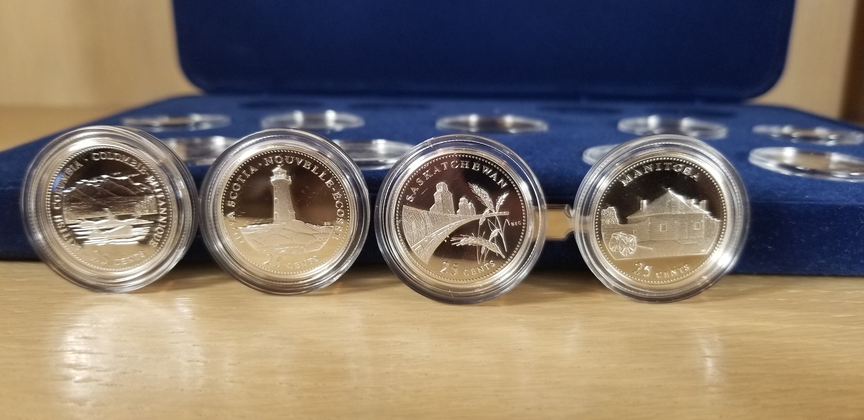 CANADA STERLING SILVER Quartersloonievintage Etsy