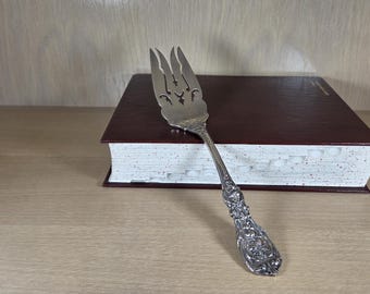 COLD MEAT FORK-Reed & Barton-Vintage Sterling Silver-Francis 1st-Antique Serving