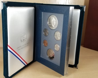 MINT PRESTIGE Set-United States-1990-US Eisenhower Centennial Coins-Silver Dollar-Vintage Coin-Antique Currency