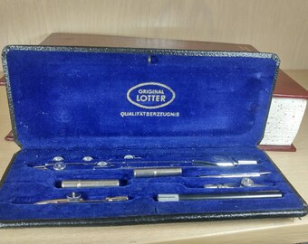 Vintage Drafting Tool Set-German