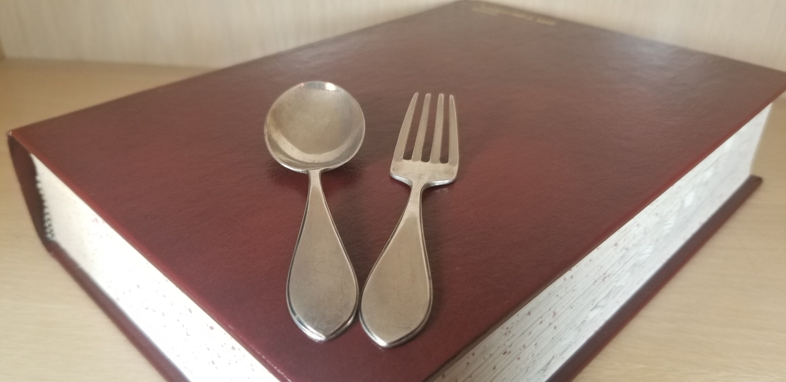 CHILD'S SPOON & Fork-vintage Sterling Silver-antique Kid's Set - Etsy