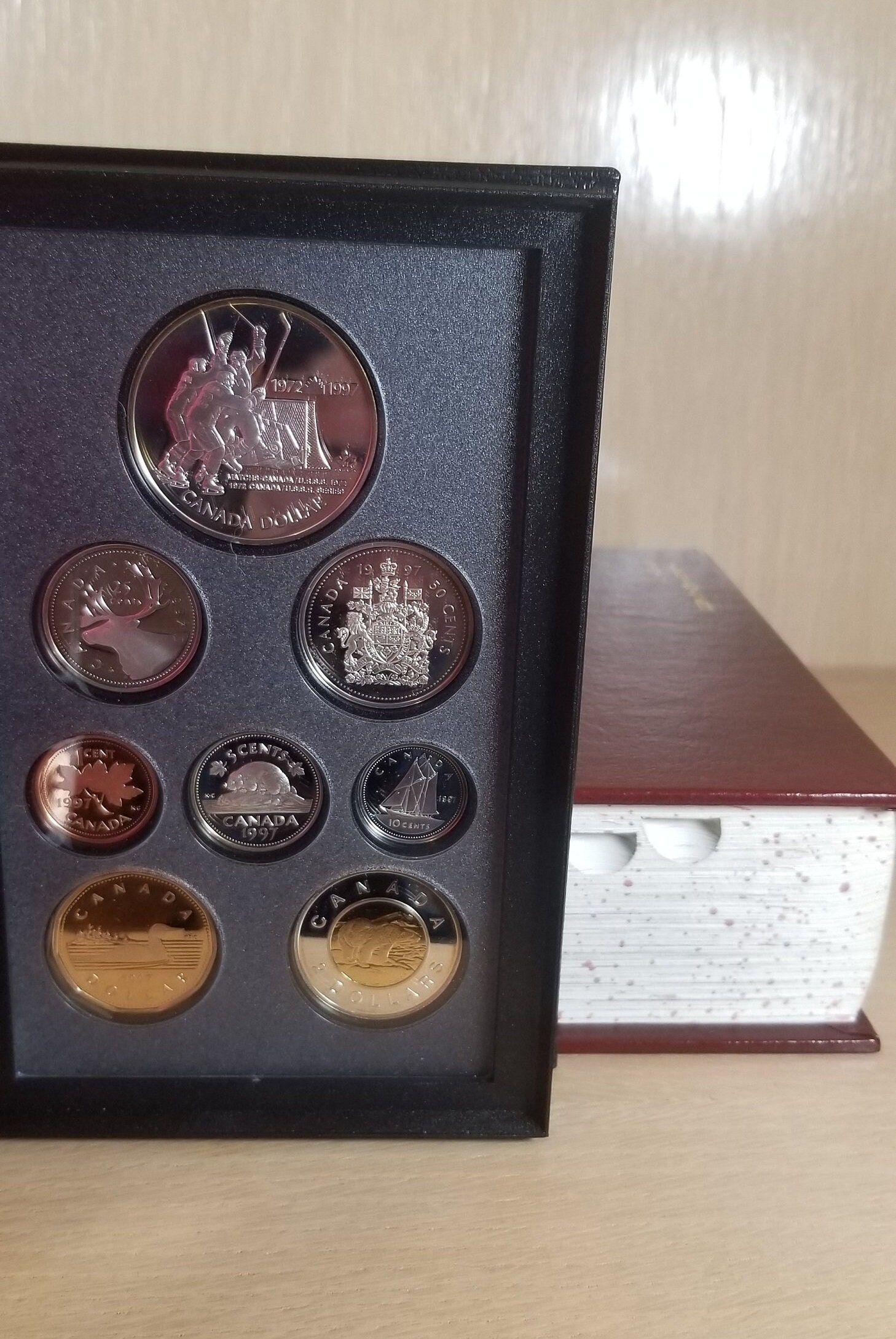 CANADA PROOF Set-1997-vintage Sterling Silver-coins-royal Canadian  Mint-canadian and USSR Hockey-polar Bear-caribou-beaver-loon - Etsy