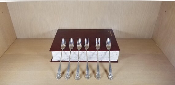 6 TOWLE COCKTAIL Forks-vintage Sterling Silver-georgina 1898 6 TOWLE COCKTAIL Forks-vintage Sterling Silver-georgina 1898