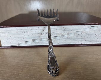 GORHAM SARDINE FORK-Vintage Sterling Silver-Antique Serving Piece-Fish