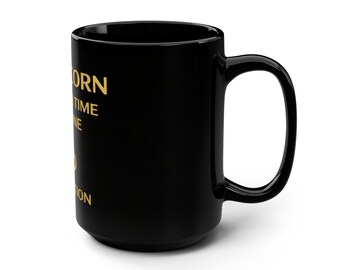 Black Mug, 15oz