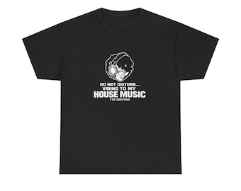 Haus Musik Vinyl DJ Tee | Musik Logo Grafik T-Shirt
