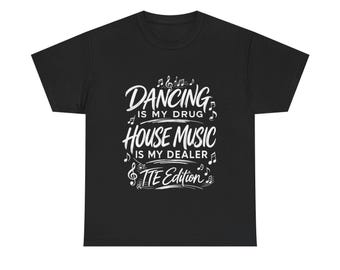 Tanzen ist mein Cardio-T-Shirt | House Musik Typografie Tee