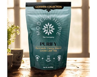 PURIFY | Organic Detox | Loose Leaf Tea | Immune Support | Ayurveda | Wellness | Holistic | Caffeine Free
