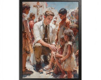 Faith in Action Medical Mission | Christian Missionary Art Matte