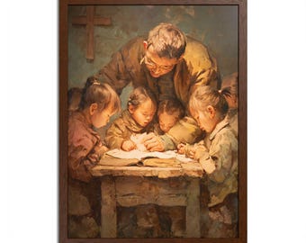 Shepherding Their Hearts in Secret Museum Grade Print | Fine Art Matte