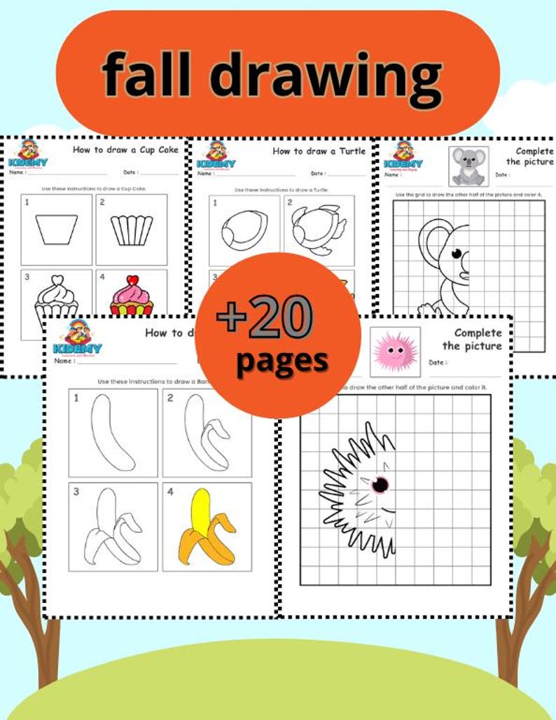 Printable Step-by-step Drawing Worksheets for Kids | How to Draw ...