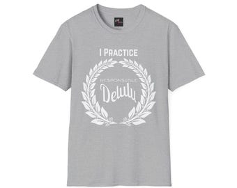 Ich übe verantwortliches Delulu T-Shirt Weiß aus