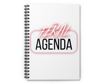 Wild Agenda Spiralblock | Liniertes Notizbuch
