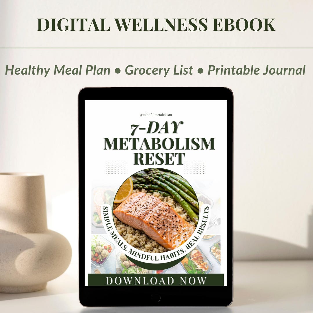 7-day Metabolism Reset | Healthy Meal Plan and Wellness Ebook ...