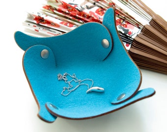 Wings-100% wełniany Organizer z filcu, turkusowy (Travel tray)