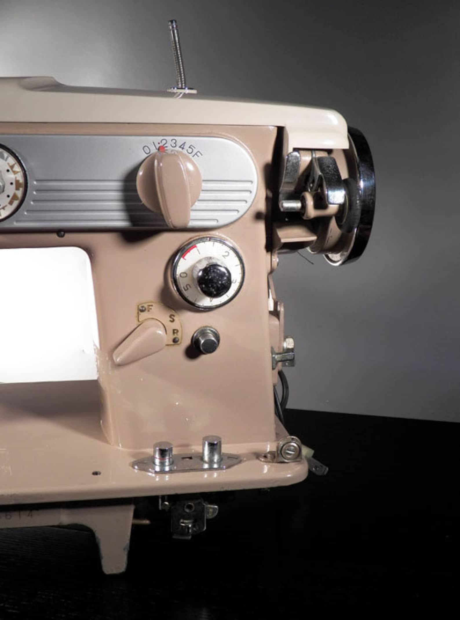 Vintage Sewing Machine Styling by Riccar Grand Duchess 330 50s Etsy