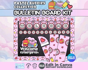 Bulletin Board Kit | Welcome Back to School Classroom Decor (Instant Download)