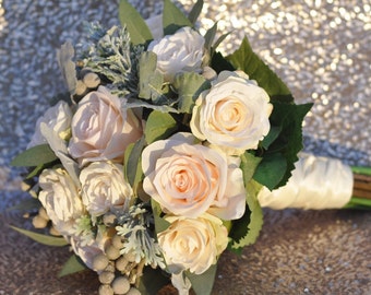 Hochzeitsstrauß, Hochzeitsblumen, Hochzeit, Seidenblumen, Blumenstrauß, Brautstrauß, Boho, Brautjungfer Bouquet, Blumen, Braut