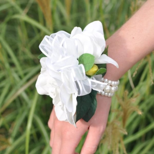 Silk Flower Corsage - Etsy