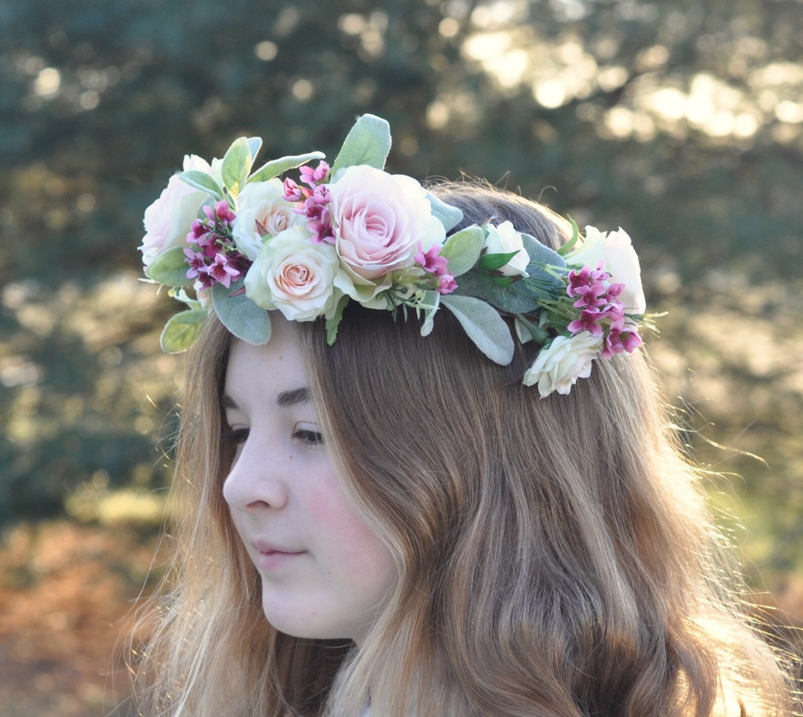 flower headpiece for first communion